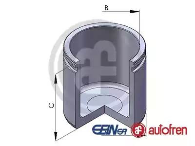 Поршень тормозного суппорта D02555 AUTOFREN SEINSA