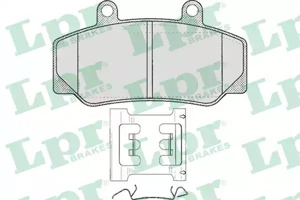Колодки тормозные дисковые 05P318 LPR