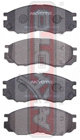 Колодки тормозные дисковые AKD-1184 AKYOTO