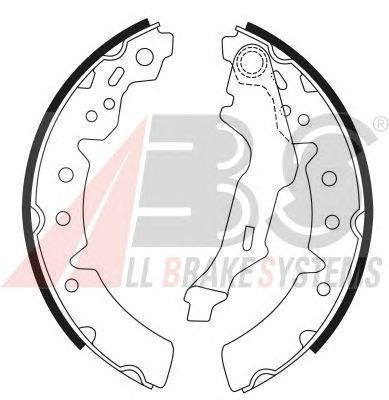 Колодки тормозные барабанные 9011 ABS