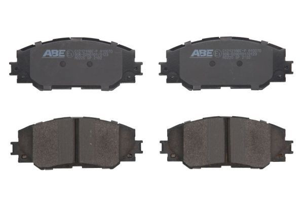 Колодки тормозные дисковые C12089ABE ABE