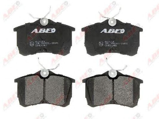 Колодки тормозные дисковые C24011ABE ABE