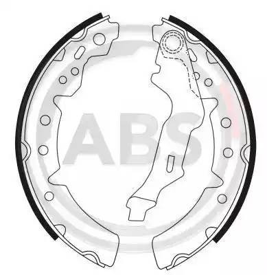 Колодки тормозные барабанные 9011 ABS