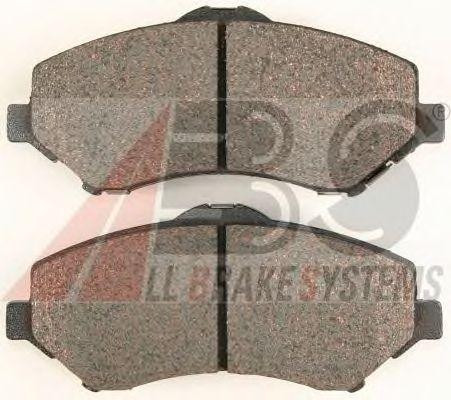 Колодки тормозные дисковые 38418 ABS