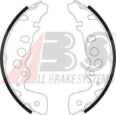 Колодки тормозные барабанные 9052 ABS