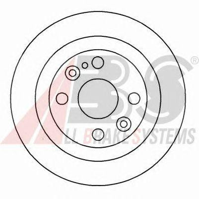 Диск тормозной 16088 ABS