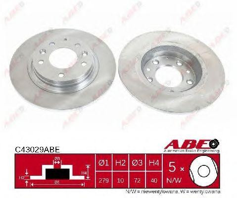 Диск тормозной C43029ABE ABE