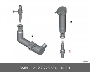 Свеча зажигания 12 12 7 728 634 BMW