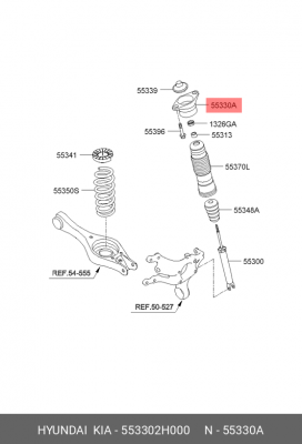 Опора амортизатора подвески 55330-2H000 HYUNDAI KIA