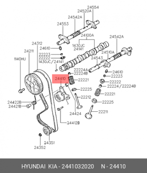 Ролик ремня ГРМ 2441032020 HYUNDAI KIA