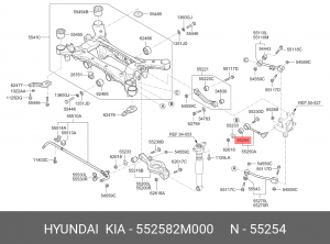 Сайлентблок 552582M000 HYUNDAI KIA