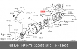Деталь 32005-21U1C NISSAN