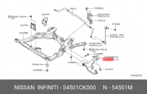 Рычаг подвески 54501CK000 NISSAN