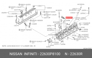 Датчик температуры охлаждающей жидкости 22630-P8100 NISSAN