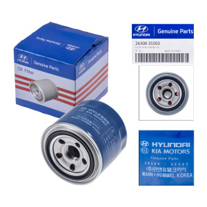 Фильтр масляный двигателя 26300-35503 HYUNDAI KIA