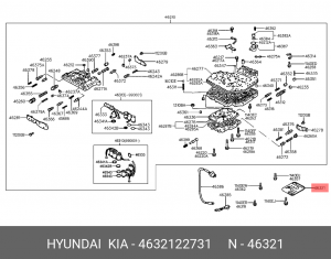 Фильтр масляный АКПП 46321-22731 HYUNDAI KIA