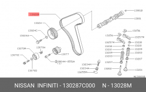 Ремень приводной 130287C000 NISSAN