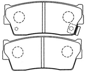 Колодки тормозные дисковые 5520062810 SUZUKI