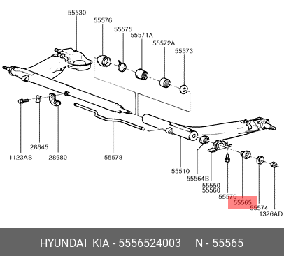 Деталь 5556524003 HYUNDAI KIA