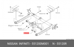 Стойка стабилизатора 55120-0M001 NISSAN
