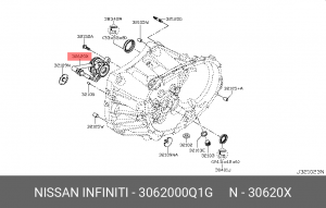 Подшипник выжимной сцепления 3062000Q1G NISSAN