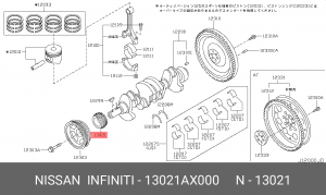 Деталь 13021-AX000 NISSAN