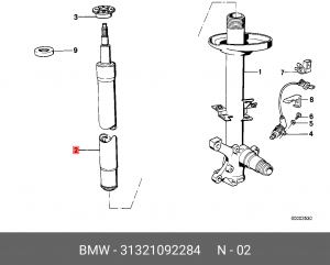 Амортизатор подвески 31 32 1 092 284 BMW