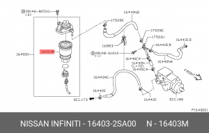 Фильтр топливный 16403-2SA00 NISSAN
