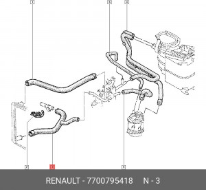 Ремень приводной 7700795418 RENAULT