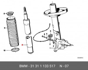 Амортизатор подвески 31 31 1 133 517 BMW