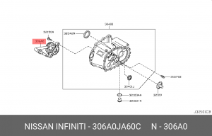 Подшипник выжимной сцепления 306A0-JA60C NISSAN