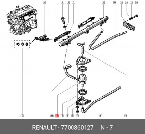 Деталь 7700860127 RENAULT