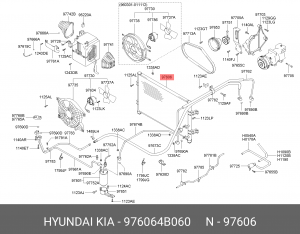 Деталь 976064b060 HYUNDAI KIA