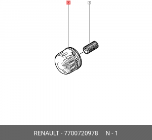 Фильтр масляный двигателя 7700720978 RENAULT