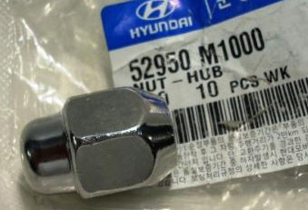 Гайка крепления колеса 52950M1000 HYUNDAI KIA