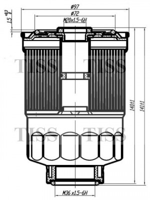 Фильтр топливный JDFC409 JUST DRIVE