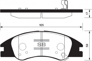 Колодки тормозные дисковые SP1167 SANGSIN