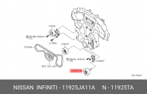 Ролик ремня приводного 11925JA11A NISSAN