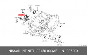 Подшипник выжимной сцепления 3215000QAB NISSAN