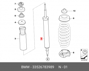 Амортизатор подвески 33 52 6 783 989 BMW