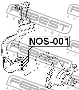 Подшипник генератора NOS-001 FEBEST